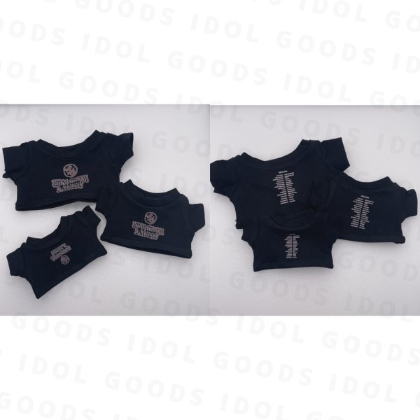 画像1: 7/10/15/20/ BTS ぬいぐるみ用  Tシャツ 013 (1)