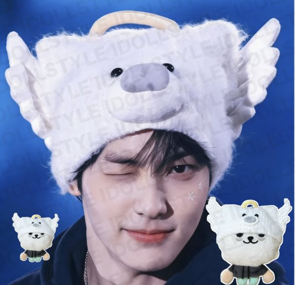画像1: TXT スビン 着用風 10cm用 帽子 004 SOOBIN (1)
