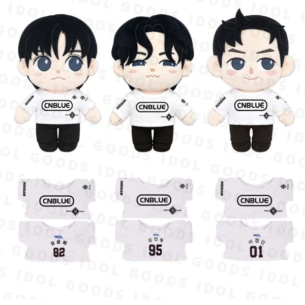画像1: CNBLUE ユニフォーム風Tシャツタイプ 030 ヨンファ YongHwa ミニョク MinHyuk ジョンシン JunShin (1)
