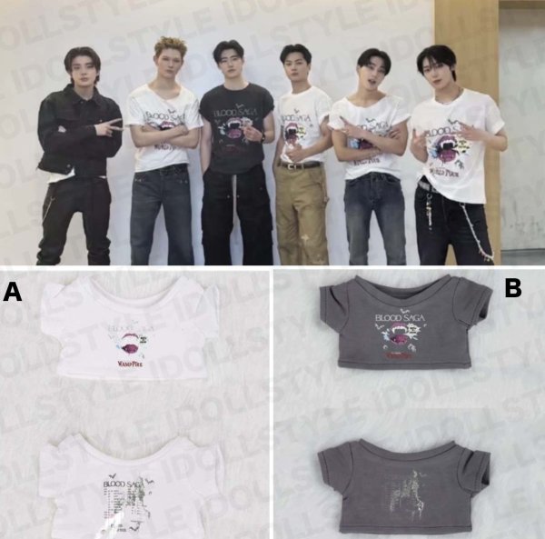 画像1: 7/10/15/20/ ENHYPEN  着用風 Tシャツ 019 (1)
