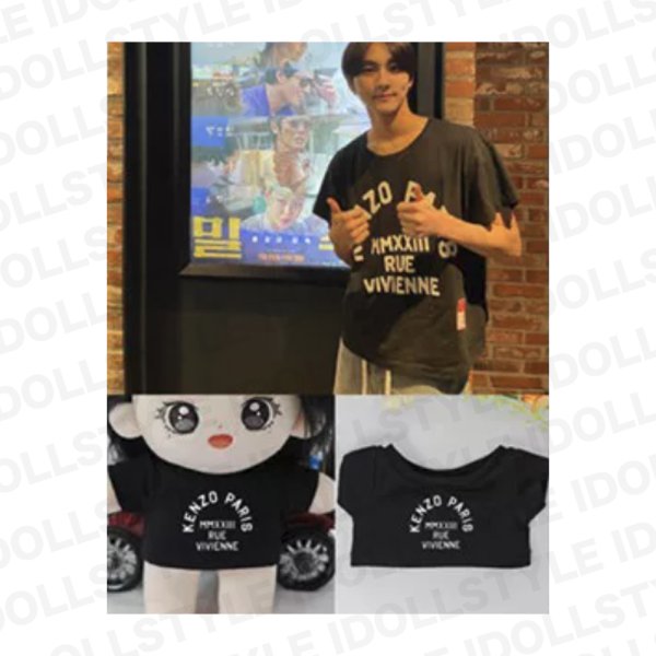 画像1: 10/15/20/ ENHYPEN ジョンウォン 着用風 Tシャツ 020 Jungwon (1)