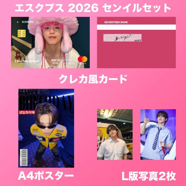 画像10: SEVENTEEN センイル/デビュー記念/来日セット クレカ風カード (10)
