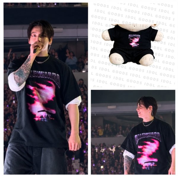 画像1: 10/15/20/BTS ジョングク 着用風  ぬい服 033 jungkook (1)