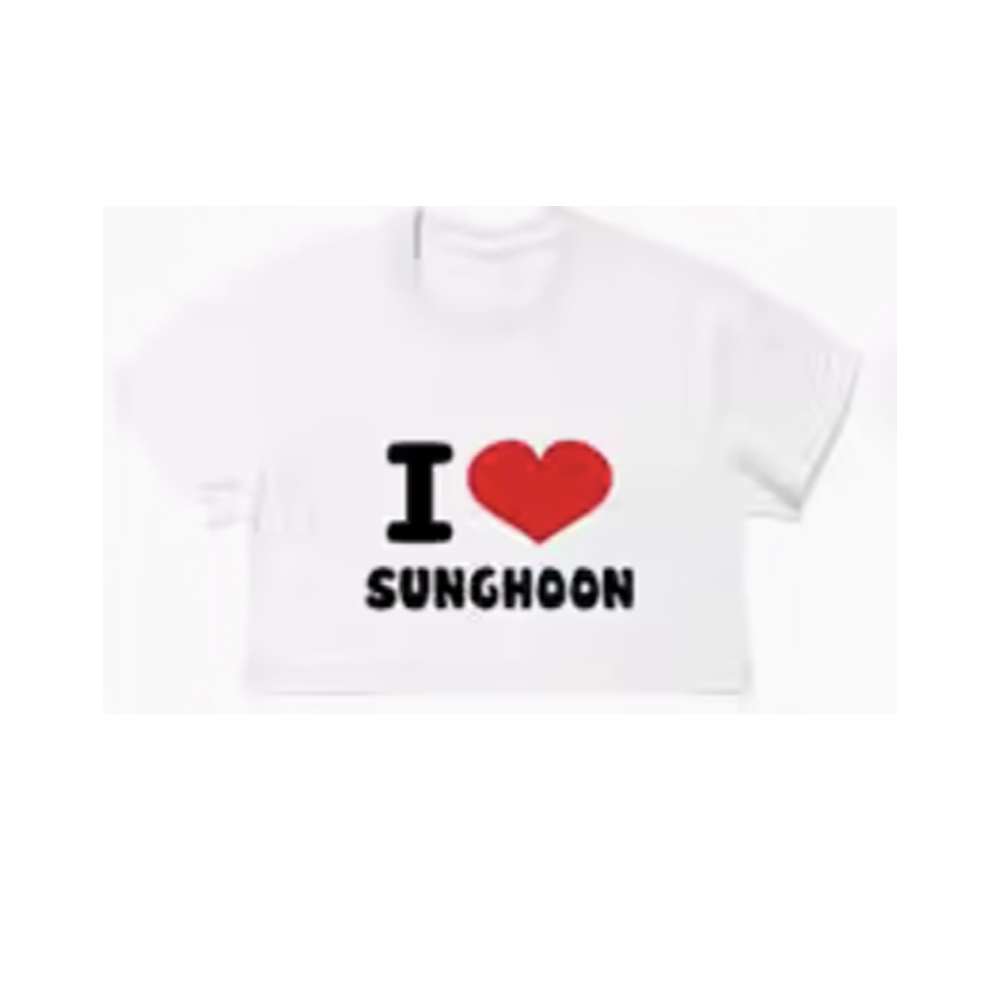 ENHYPEN Tシャツ IF YOU SAY メンバー名ver ミニ丈 - I DOLL STYLE